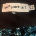 Self Portrait Self-Portrait Turquoise Sequin Mini NWOT Photo 12
