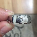 Pittsburgh Steelers Silver Arc Ring Photo 3