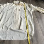 CHLOÉ Tie-neck silk-jacquard blouse Vanilla Ice Size 36 (US size 4) Oversized Photo 6