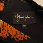 Yumi Kim  tulip faux wrap skirt black multicolor size XS silk bright mini Photo 4