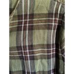 ZARA  premium denim collection green plaid shirt dress size small Photo 12