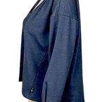 The North Face  “Bayocean” blue long sleeve cropped sweatshirt in size Large. EUC Photo 4