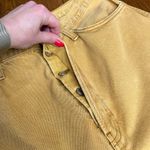 RE/DONE  70s Stovepipe Jeans, Straight Leg, Washed Mustard, Size 32 Photo 8