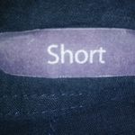 Gloria Vanderbilt  16 38 Linen Blend Dark Wash Navy Shorts Plus Photo 9
