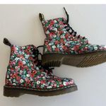 Dr. Martens Vintage  AW501 Pascal poppy flowers floral boots Womens sz 6 RARE Photo 4