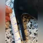 Lulus  Black Suede Tie Up High Heels 7.5 Photo 3