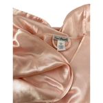 Linea Donatella  Maxi Solid Pink Boudoire Chemise Satin Robe Set NWT S/M/P/M Photo 8