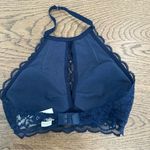 Gilly Hicks Hollister  Women's Padded Lace Bralette Navy Blue Small Photo 1