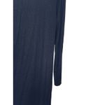 Ivy Jane Women's Dress 100% Silk Ruffle Front Neck Long Sleeve Black 6 Photo 6