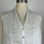Helmut Lang  Semi Sheer Popover Blouse Photo 2