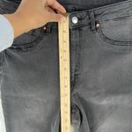 H&M  Curvy Jegging Womens Skinny Jean Size 10 High Waist Stretch Charcoal Denim Photo 11
