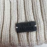 Under Armour  Women’s UA Around Town Beanie Knit Cream Fleece Lined Warm OSFM Photo 3