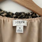 J.Crew Women's Ruffle Tie-Neck Sleeveless Top In Leopard Print Photo 6