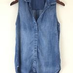 Anthropologie Anthro Cloth & Stone Tencel Chambray Shirt Top Photo 0