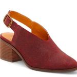 Lucky Brand Lideton Snakeskin Leather Slingback Mules 9.5M Photo 0