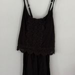 Hollister Sleeveless Black Romper Women's Size Small Viscose & Elastane Blend Photo 0