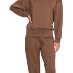 Zenana Outfitters Scuba Crewneck Pullover & Joggers 2 Pieces Set Photo 0