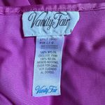 Vanity Fair Vintage Fuschia Silky Nightgown Nighty Floral Womens Size Large Photo 4