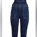 Torrid Flared Overall - Vintage Stretch Medium Denim Wash Sz 22 Cotton Flaw Photo 0