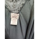 Eyelash Couture Women Small Vest Lace Embroidered Grey Photo 4