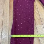 Old Navy  Burgundy Polka Dot Pixie Ankle Pants Photo 6