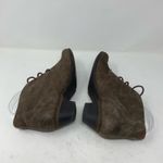 Rockport Cobb Hill Aria Bootie Taupe Brown Leather Lace Up Size 8 Cottagecore Tan Photo 5