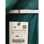 ZARA NWT Womens Open Back Emerald Green Long Sleeve Crop Top Photo 2