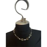 Anne Klein Ann Klein Smokey crystal and rhinestone beaded necklace Photo 2