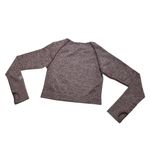 Victoria's Secret Athletic Clean-Girl Fitness Victoria’s Secret PINK Seamless Crop Top Thumb Holes Photo 8