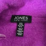 Jones New York Purple Wool Blend Open Front Knit Cardigan Jacket Photo 3