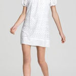 Max and Cleo Isabella Eyelet white mini Dress size Medium Photo 0