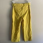 Anthropologie ✨Anthropology petite yellow crop pants size 4P✨ Photo 2