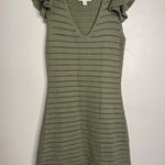 Treasure & Bond Nordstrom  Flutter Sleeve Crochet Sweater Dress Photo 4