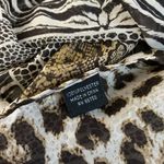 Animal Print Kimono Cover Up Zebra Leopard Snake Print Duster Brown Size undefined Photo 2