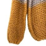 Newbury Kustom Chunky Oversized Sweater Knit Neutral Colorblock Granola Girl Photo 2