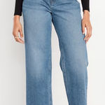 Old Navy High-Waisted Wide-Leg Jeans |  | Medium Wash | 20 | NWT Photo 0