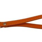 Orange and Gold Accessories Wrist Strap Bag Strap 20CM PU Leather Handles. Photo 0