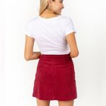 Francesca's Francesca’s Button Down Corduroy Skirt Photo 1