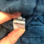 Banjanan Blue Diana Mini Dress Embroidered Floral Lace Ruffles Anthro Bohemian S Yellow Photo 12