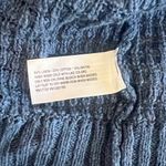 Merona  Short Sleeve Open Knit Linen Blend Sweater Blue Size XS Photo 5