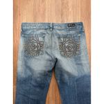 Citizens of Humanity Vintage Citizens‎ of Humanity Faye Wide Leg Jeans Chain Link Embroidery Size 31 Photo 2