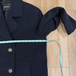 Gloverall Made in England Wool Blend Peacoat Double Breasted Military Style Coat Blue Size 12 Photo 9