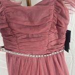 City Studio Womens Juniors Ruched Embellished Evening Dress Prom Mauve Pink 3 Size undefined Photo 3