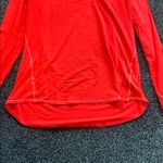 Athleta  Vibrant paprika orange Red Long Sleeve Tee scoop thumb holes Large L Photo 2