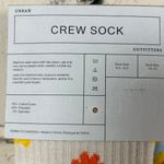 Urban Outfitters  Retro Floral Crew Socks shoe size 6.5-12.5 NWT Photo 3