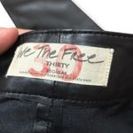 We The Free Black Belted Faux Leather Pants - Size 30 Photo 6