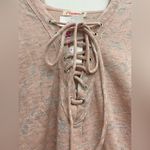 NWT Maronie x Revolve oversized lace up long sleeve pullover hoodie size M Pink Size M Photo 5