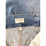 FRAME Womens Jeans Blue Myrtle Denim Paperbag High Rise Belted Stretch Size 26 Photo 3