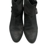 Eileen Fisher Tag Wrap-Snap Leather Booties Black, Sz 9 Photo 9