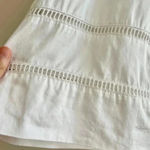 Gap White Flowy Airy Lattice Cutout A-Line Skirt, Minimalist Spring Skirt, Size 6 Photo 6